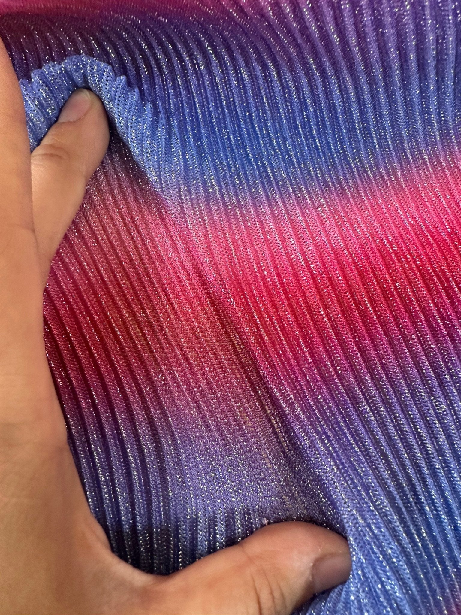 Mesh Fabric, Pleated Power Mesh Fabric, 4 - way Stretch lurex Spandex Fabric, Shimmer Knit Fabric - Whotex Online Fabric Store