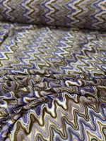 Mesh Fabric, Purple Brown Zigzag Knit Jersey Fabric - Whotex Online Fabric Store