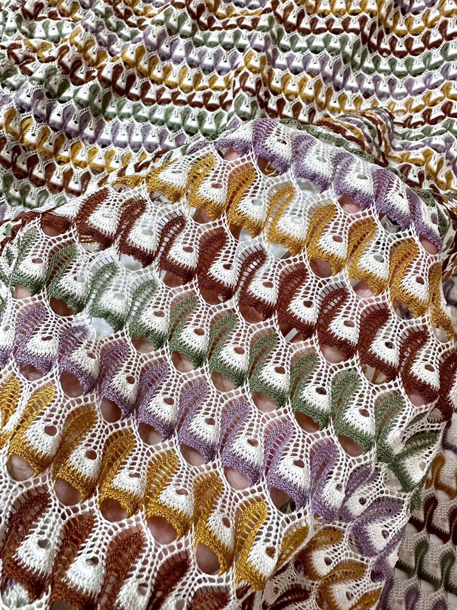 Mesh Fabric, Soft Color Zigzag Knit Jersey Fabric - Whotex Online Fabric Store