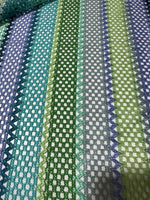 Mesh Fabric, Striped Knit Green Tones Fabric - Whotex Online Fabric Store