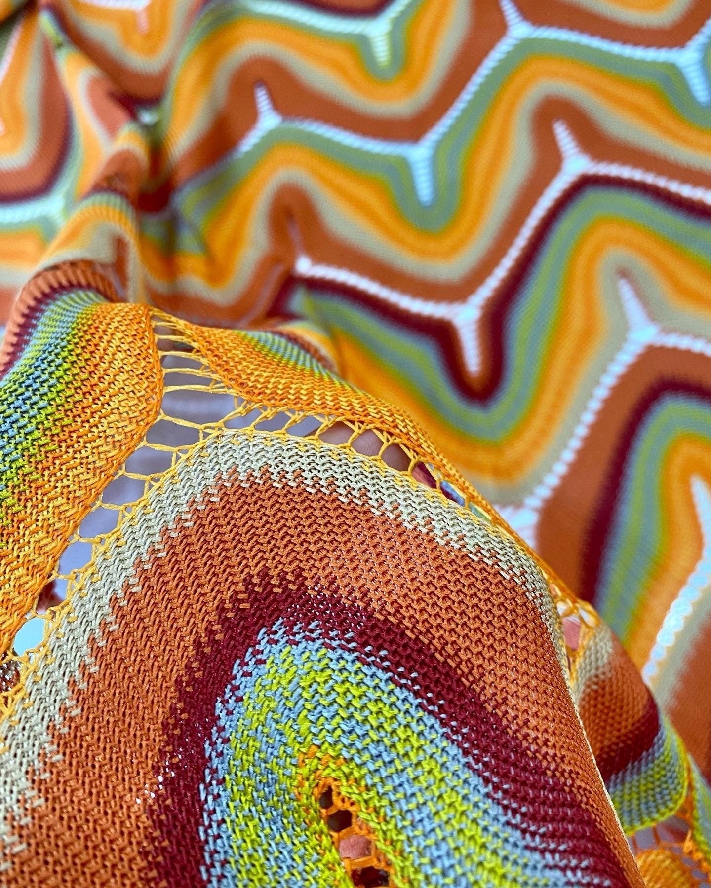 Mesh Fabric, Zigzag Knit Jersey Fabric, luxury Fabric, Widht: 150 cm - Whotex Online Fabric Store