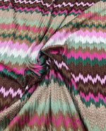 Mesh Fabric, Zigzag Knit Jersey Fabric, Shiny Luxury Fabric, - Whotex Online Fabric Store