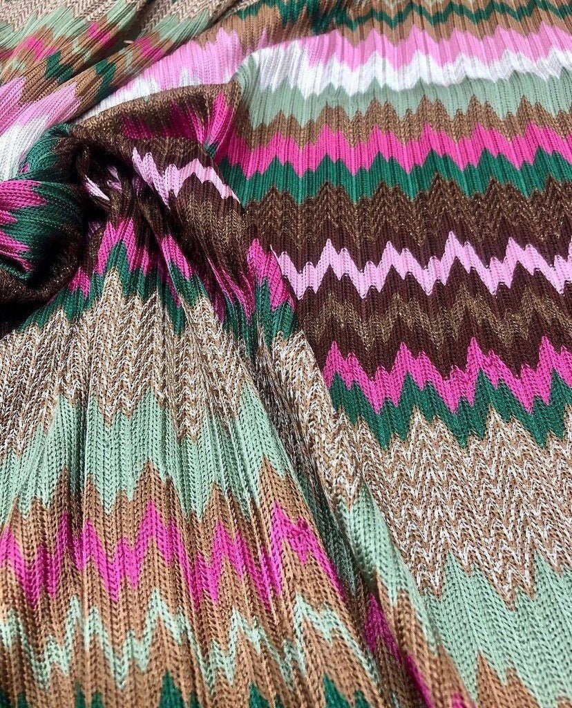 Mesh Fabric, Zigzag Knit Jersey Fabric, Shiny Luxury Fabric, - Whotex Online Fabric Store
