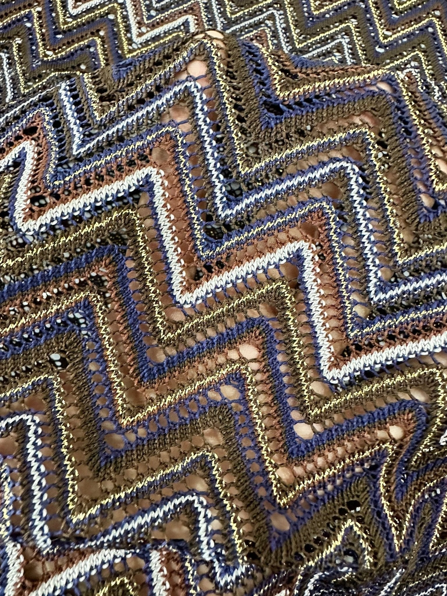 Mesh Fabric, Zigzag Knited fabric, Shimmer Elastic jersey - Whotex Online Fabric Store
