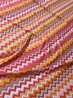 Mesh Fabric, Zigzag PatternFabric, 4 - Way Stretch Fabric - Whotex Online Fabric Store