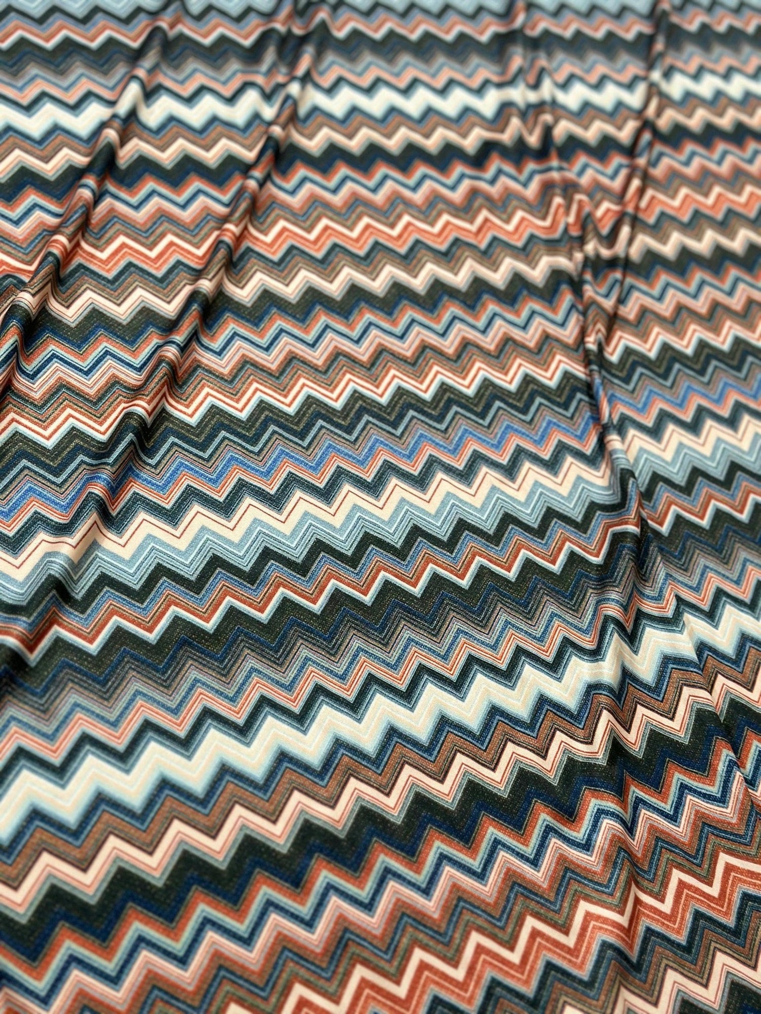 Mesh Fabric, Zigzag PatternFabric, 4 - Way Stretch Fabric - Whotex Online Fabric Store