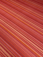 Metallic Red Striped Lurex Fabric by the Metre - Whotex Fabrics London