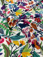 Mexican Flowers Fabric by the Metre - Whotex Fabrics London