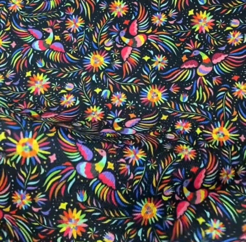 Mexican Otomi Pattern Upholstery Fabric, Digital print Fabric, outdoor runner curtain pillow bags Fabric - Whotex Online Fabric Store