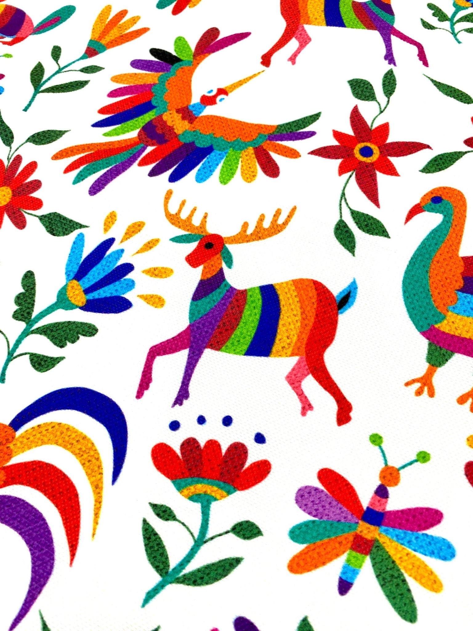 Mexican Otomi PatternUpholstery Fabric, Digital print fabric, outdoor runner curtain pillow bags fabric - Whotex