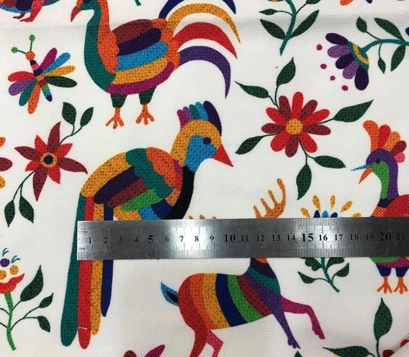 Mexican Otomi PatternUpholstery Fabric, Digital print Fabric, outdoor runner curtain pillow bags Fabric - Whotex Online Fabric Store