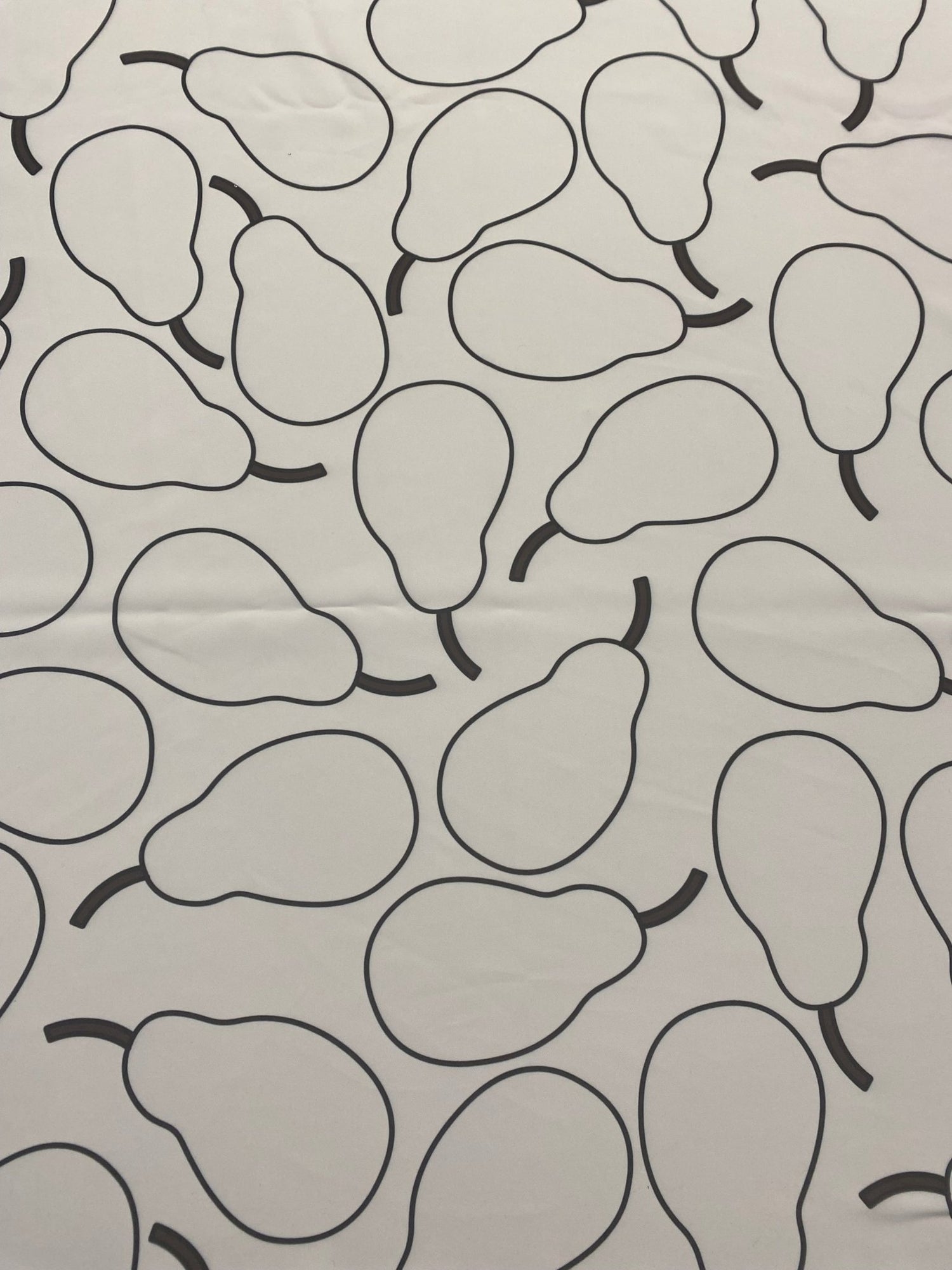 Minimalist Pear Print Fabric - Whotex Online Fabric Store