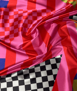 Multicolor Abstract Geometric Fabric Sold by Metre - Whotex Fabrics London