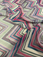 Multicolor Chevron Zigzag Fabric - Whotex Online Fabric Store