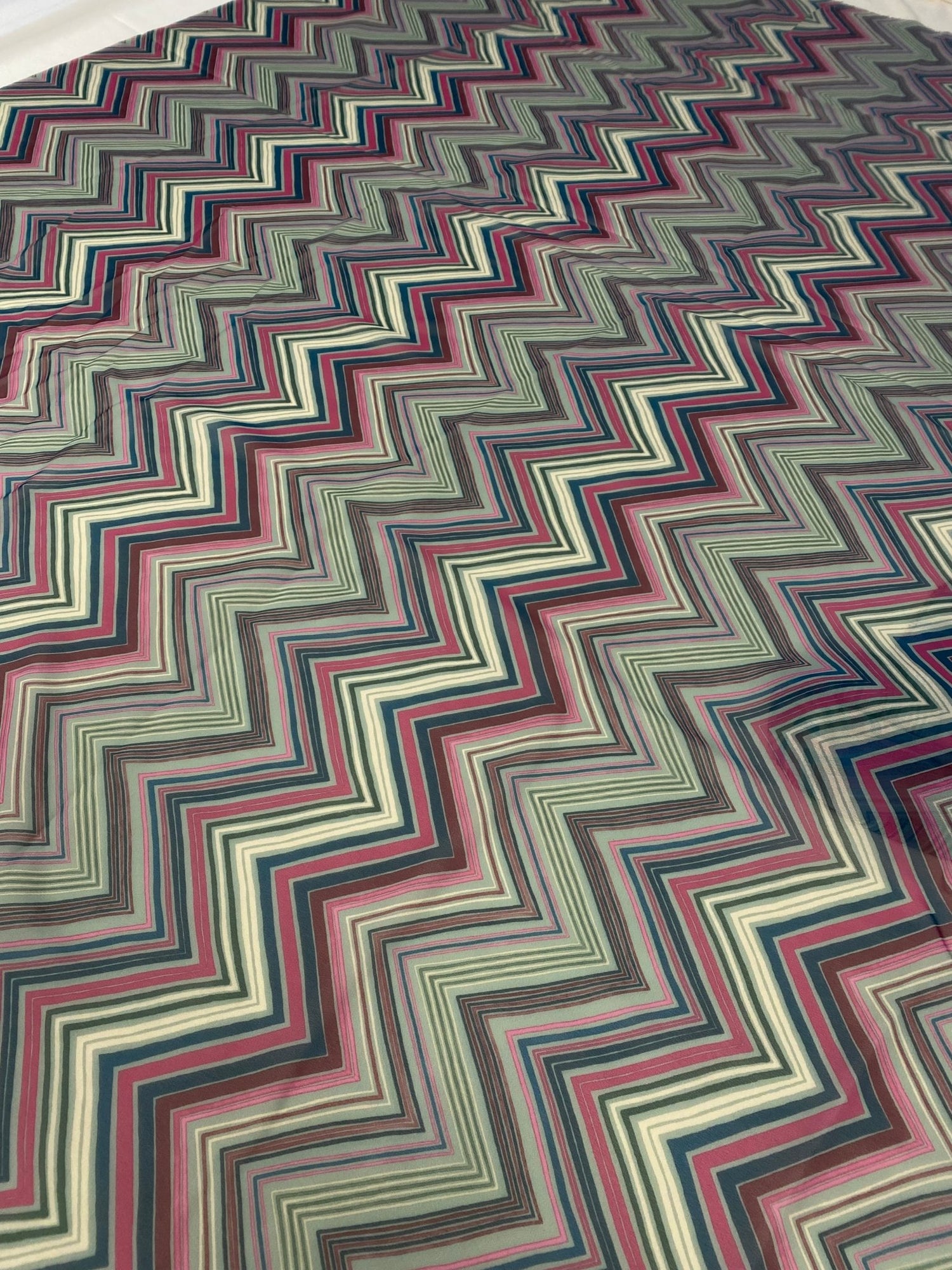 Multicolor Chevron Zigzag Fabric - Whotex Online Fabric Store