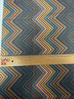 Multicolor Chevron Zigzag Pattern Fabric - Whotex Online Fabric Store
