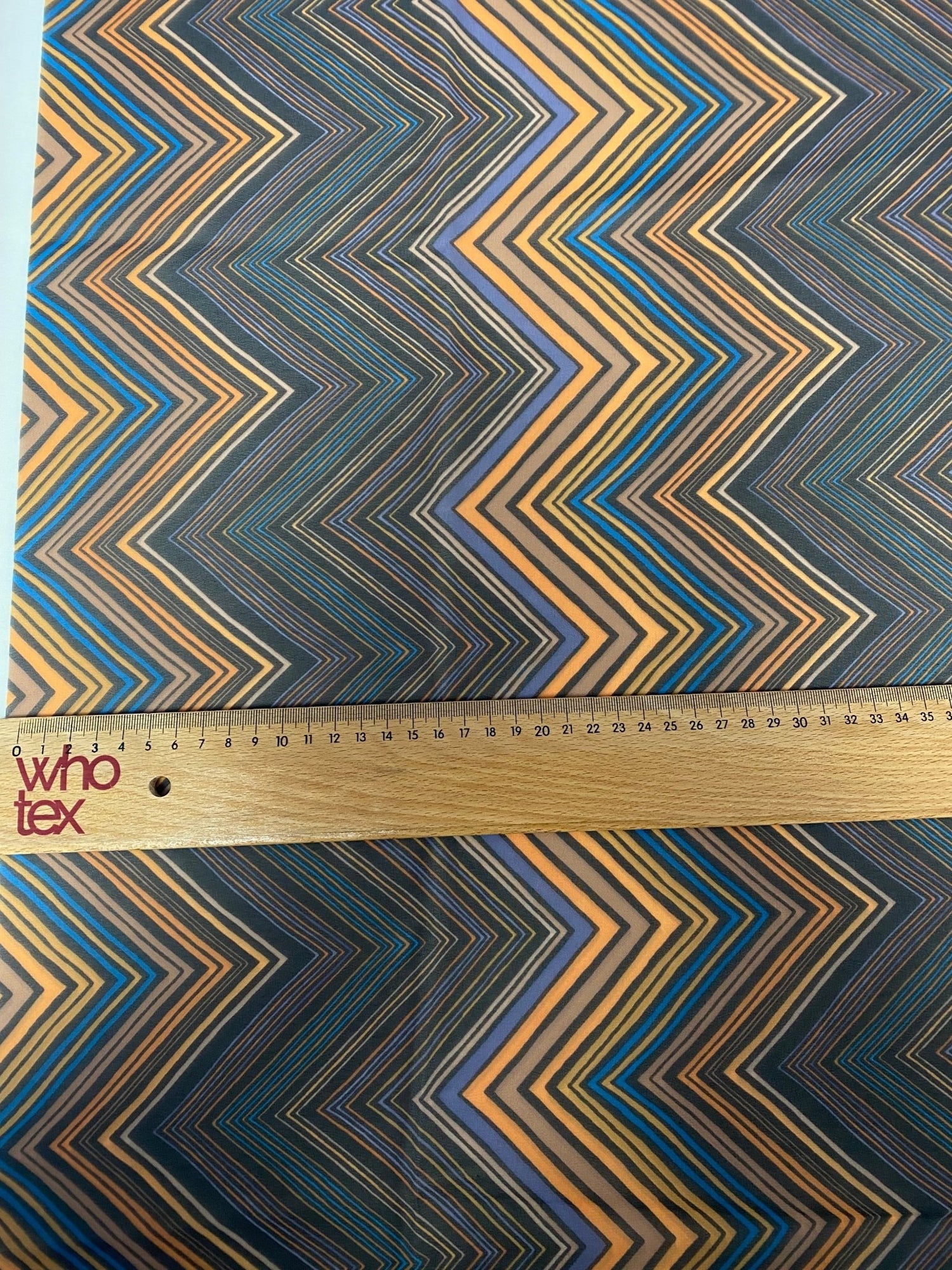 Multicolor Chevron Zigzag Pattern Fabric - Whotex Online Fabric Store