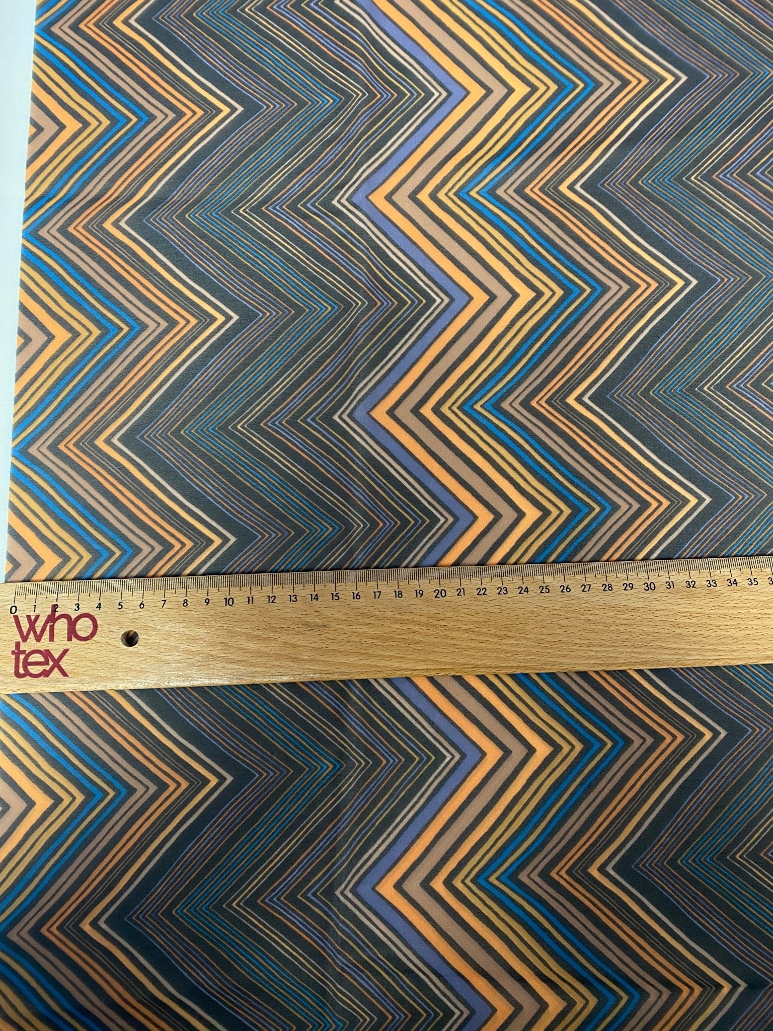 Multicolor Chevron Zigzag Pattern Fabric - Whotex Online Fabric Store