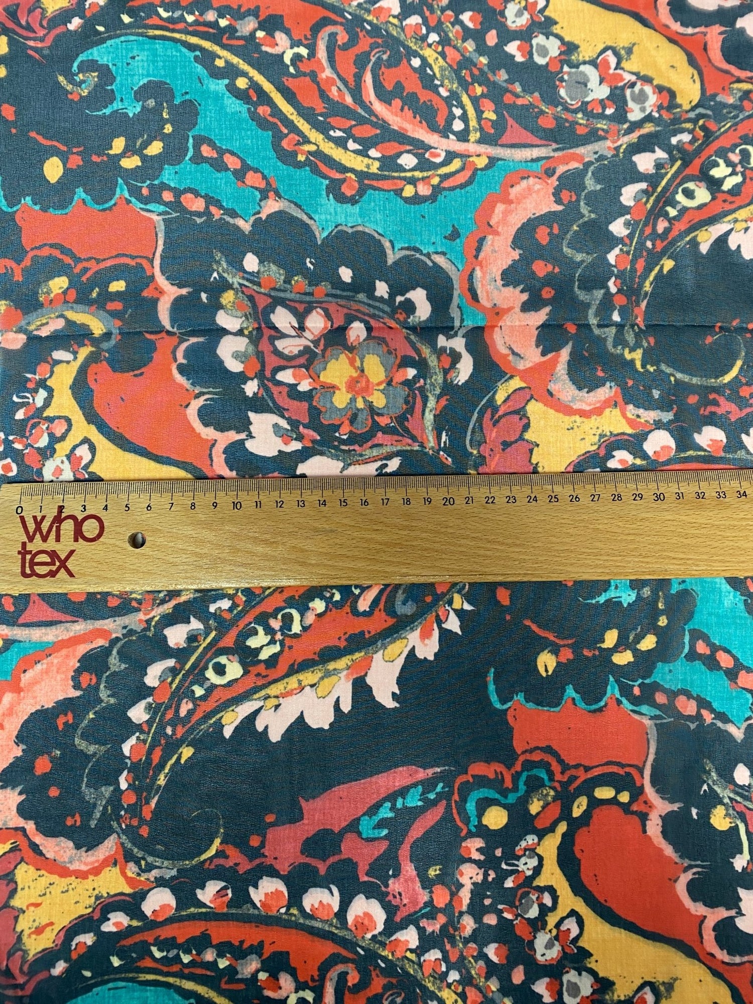 Multicolor Paisley Print Fabric - Whotex Online Fabric Store