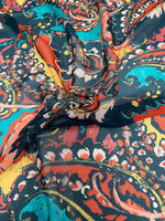 Multicolor Paisley Print Fabric - Whotex Online Fabric Store