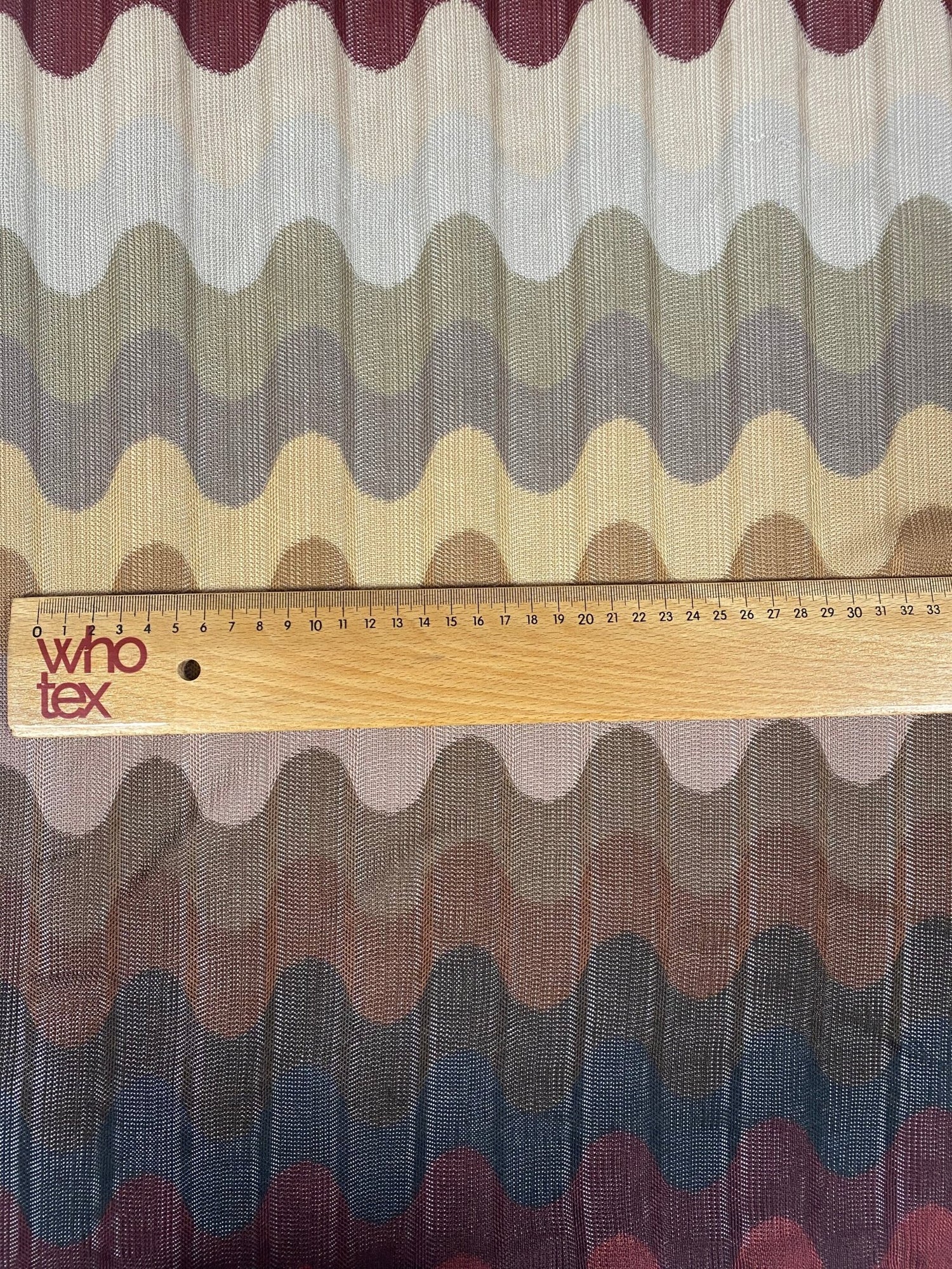 Multicolor Pleated Wave Fabric – Textured Zigzag Knit Material - Whotex Online Fabric Store