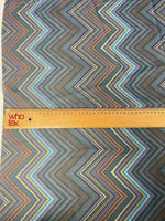 Multicolor Zigzag Patterned Fabric - Whotex Online Fabric Store
