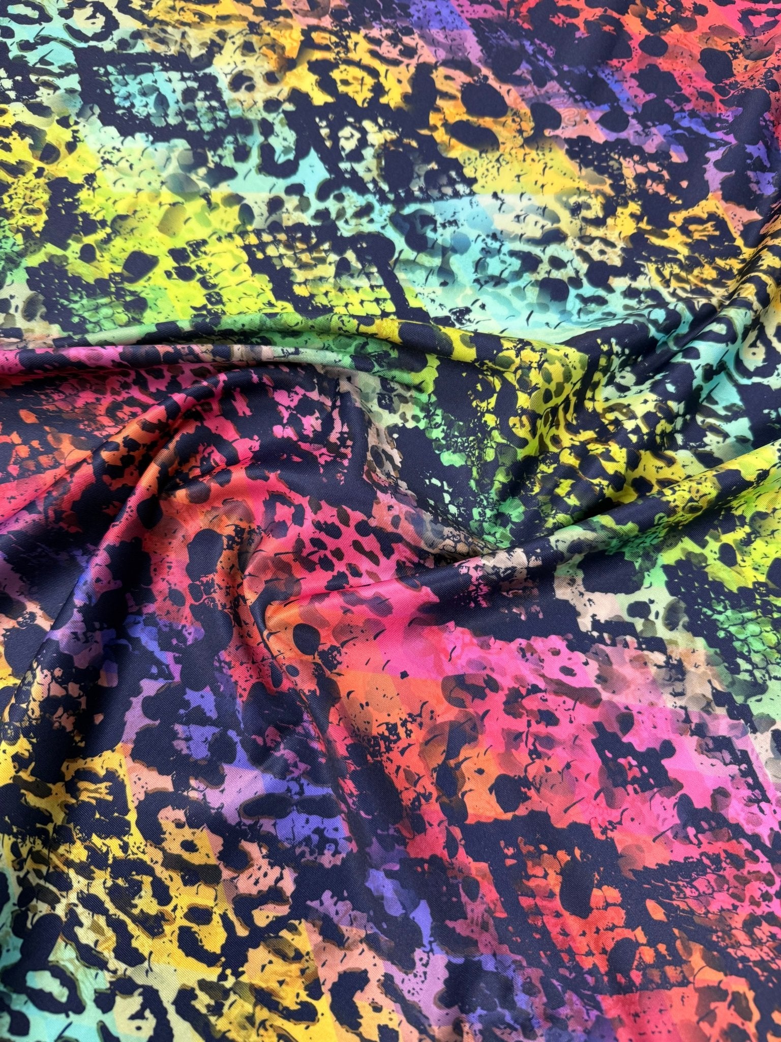 Multicolour Spandex Fabric by the Metre - Whotex Fabrics London