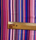 Multicolour Striped Shimmer Fabric by the Metre - Whotex Fabrics London