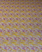 Multicolour Zigzag Lurex Shimmer Fabric by the Metre - Whotex Fabrics London