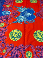Mythical Medallion Crepe Fabric by the Metre - Whotex Fabrics London