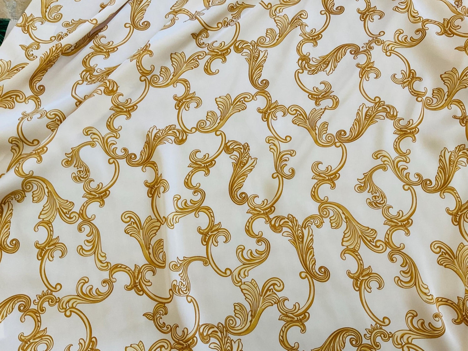 Navy Blue Fabric, Baroque Pattern High Quality Dresswear Fabric - Whotex Online Fabric Store