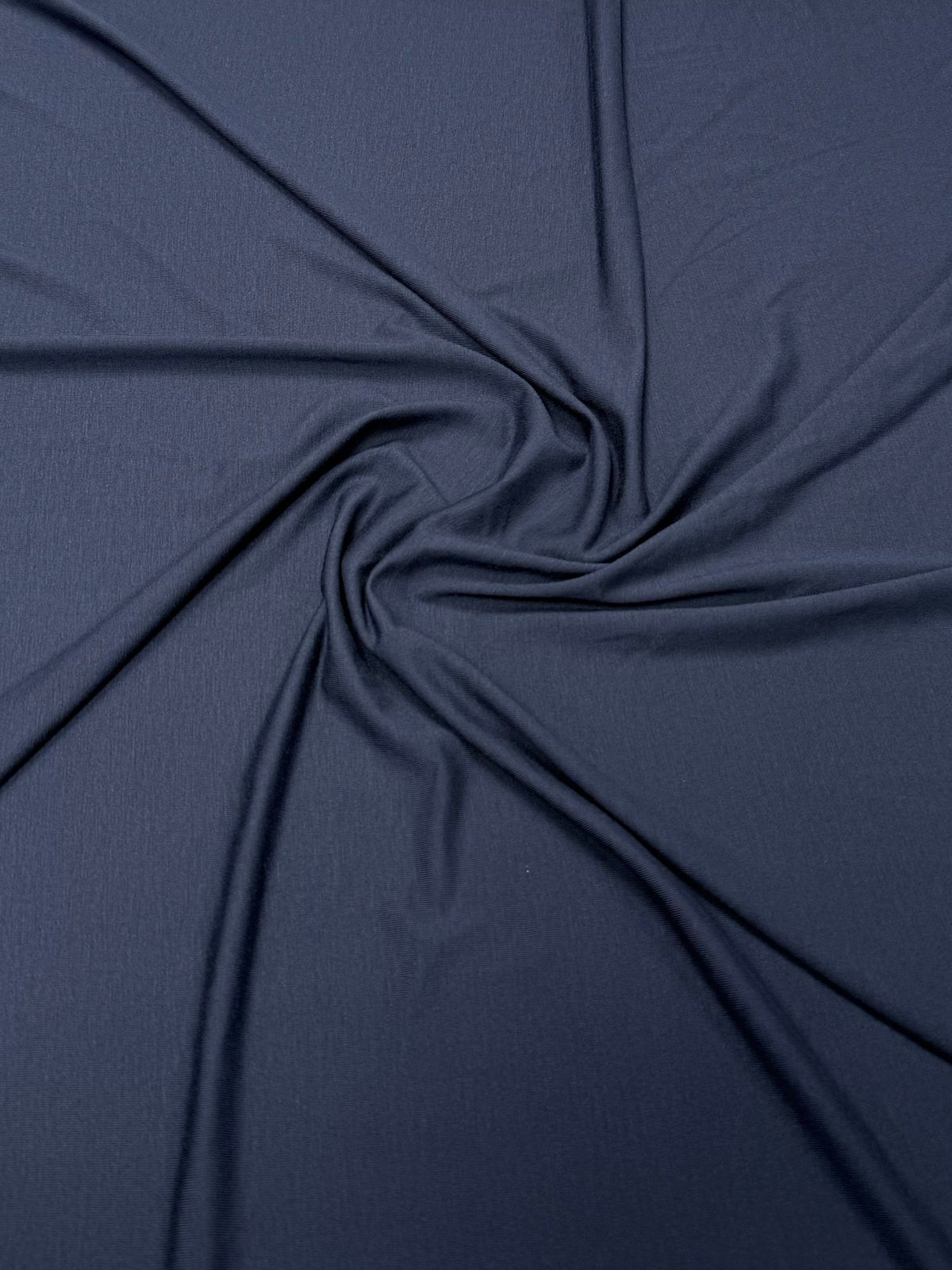 Navy Blue Modal Stretch Fabric by the Metre - Whotex Fabrics London