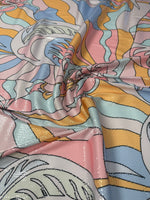 Pastel Abstract Sequin Fabric by the Metre - Whotex Fabrics London