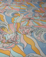 Pastel Abstract Sequin Fabric by the Metre - Whotex Fabrics London