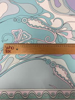 Pastel Abstract Swirl Print Fabric - Whotex Online Fabric Store