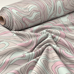 Pastel Marble Swirl Fabric by the Metre - Whotex Fabrics London