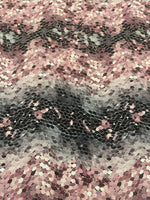 Pink and Black Abstract Scales Print Fabric – Textured Optical Illusion Design - Whotex Online Fabric Store