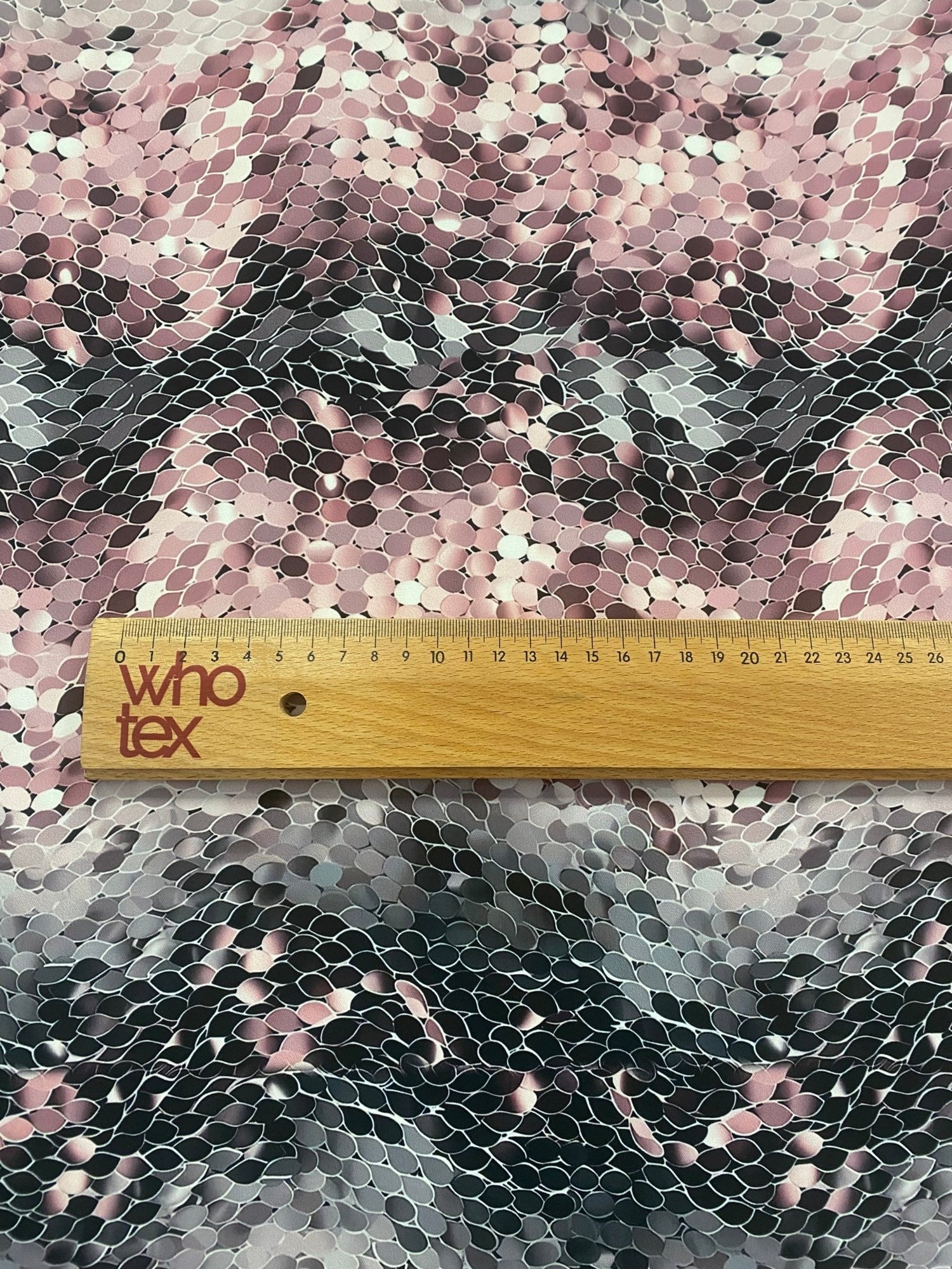 Pink and Black Abstract Scales Print Fabric – Textured Optical Illusion Design - Whotex Online Fabric Store
