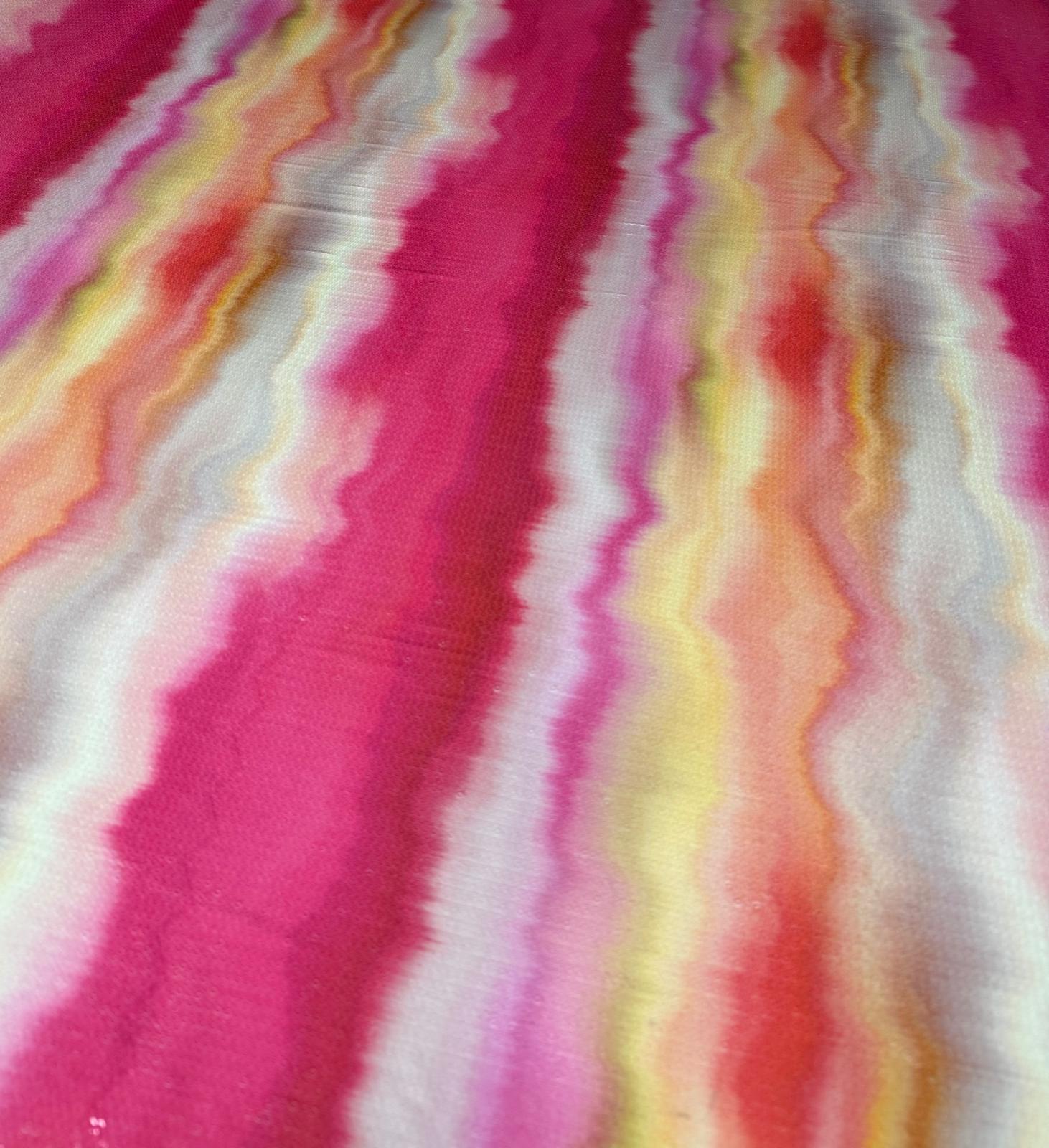 Pink Ombre Sequin Fabric for Summer Dresses - Whotex Fabrics London