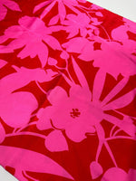 Pink Red Tropical Pattern Fabric By The Yard - Whotex Online Fabric Store