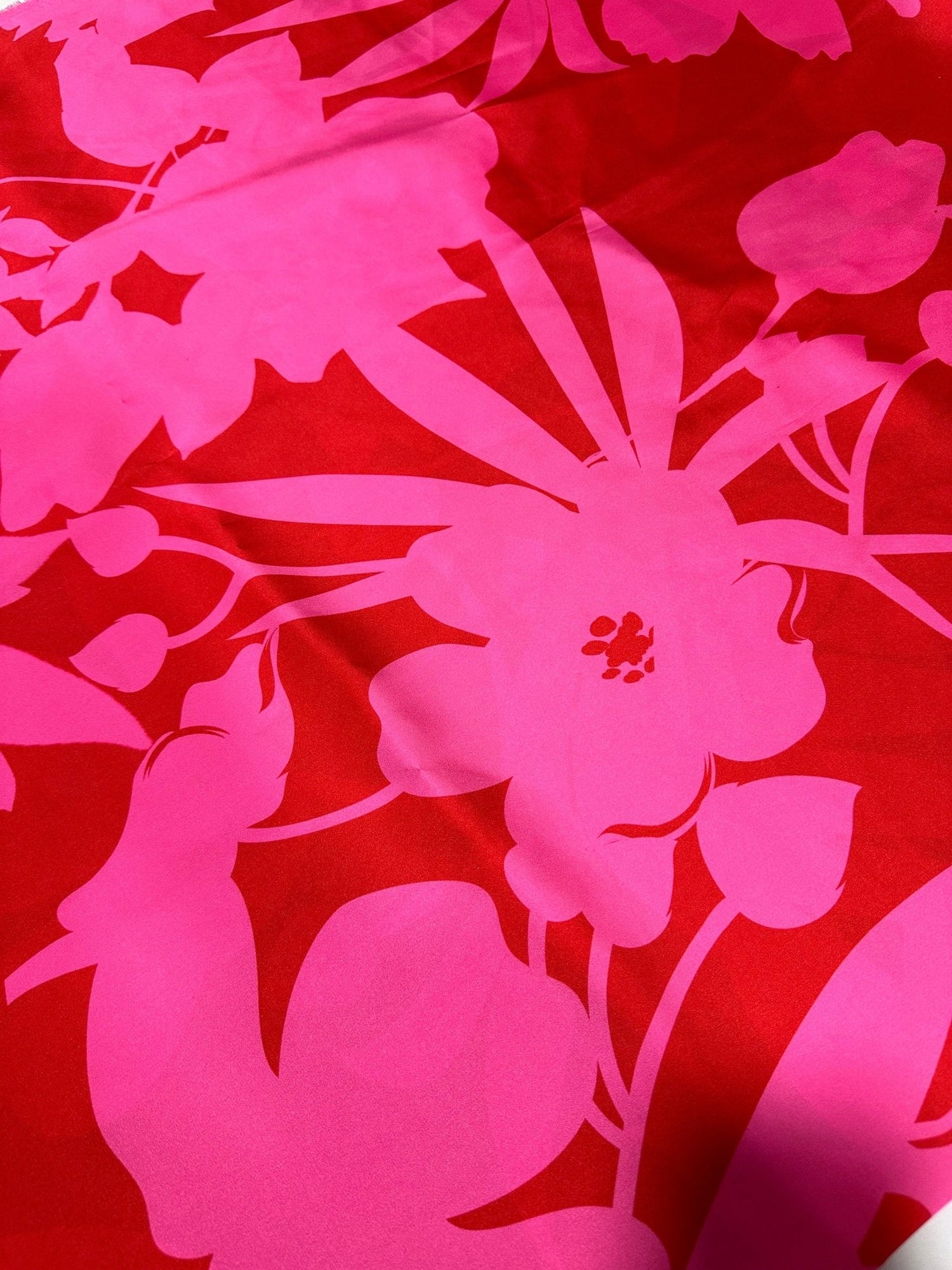 Pink Red Tropical Pattern Fabric By The Yard - Whotex Online Fabric Store