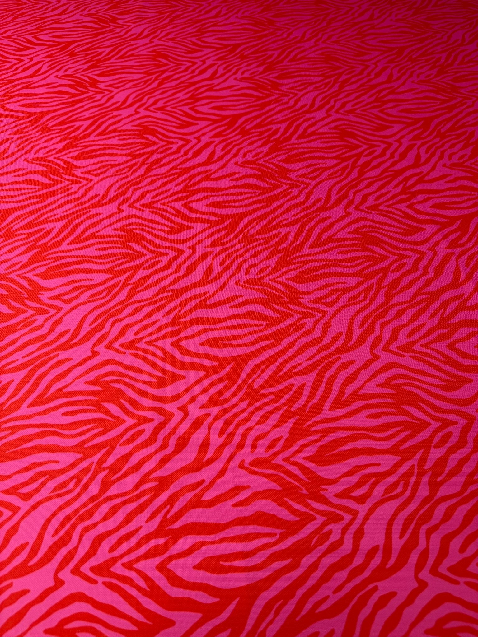 Pink Red Zebra Upholstery Fabric by the Metre - Whotex Fabrics London