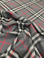 Plaid Woolen Fabric, lumberjack fabric , Gray Plaid Fabric, Wool Fabric, Tartan fabric - Whotex Online Fabric Store