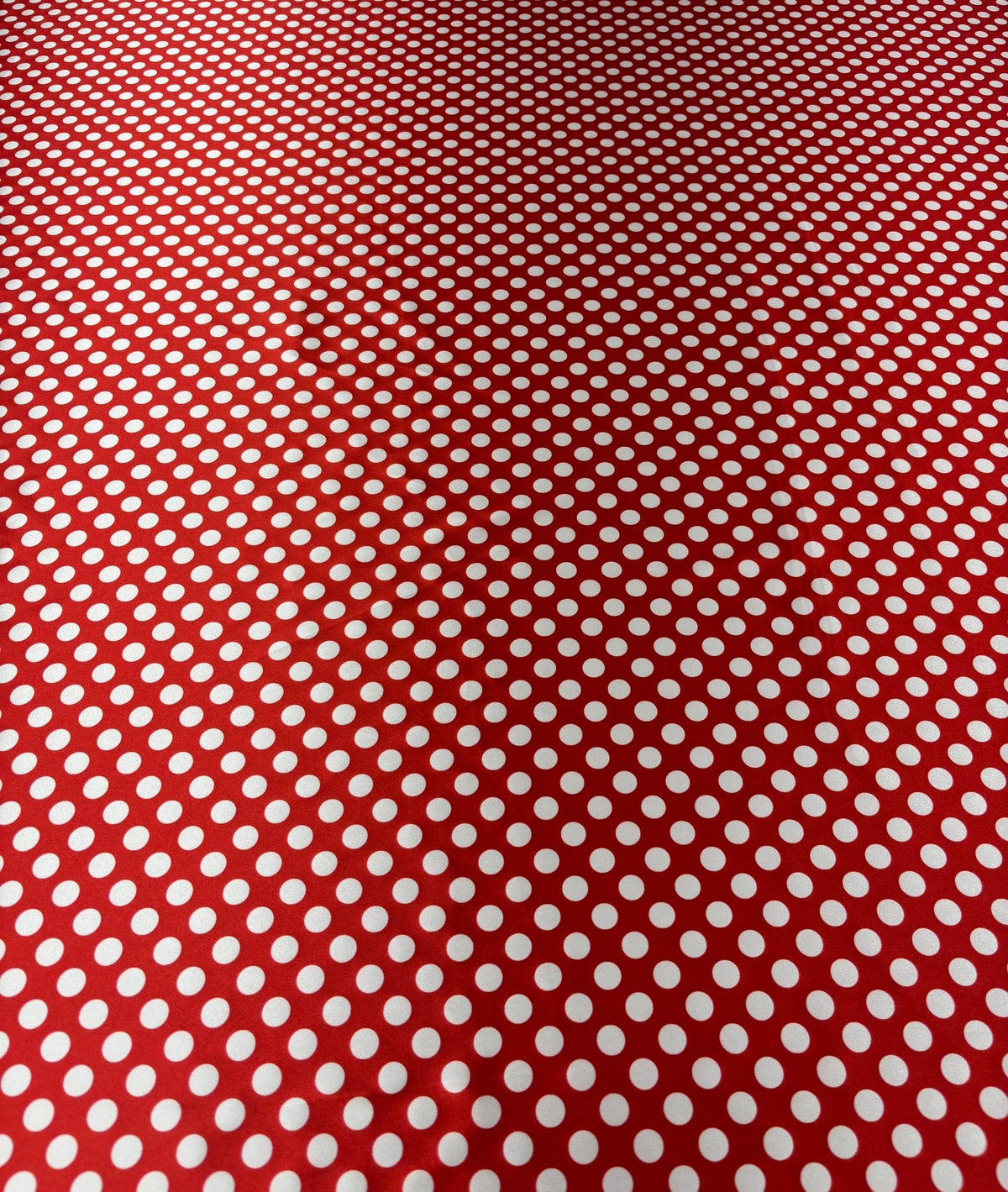 Polka Dot Lycra Satin Fabric by the Metre - Whotex Fabrics London