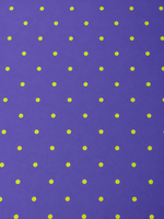 Purple with Lime Green Polka Dots Satin Fabric by the Metre - Whotex Fabrics London