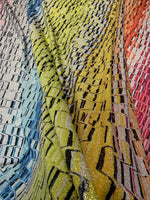 Rainbow Chevron Fabric by the Metre - Whotex Fabrics London