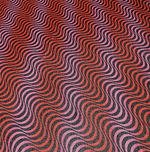 Red and Purple Wave Lurex Fabric with Metallic Shine - Whotex Fabrics London