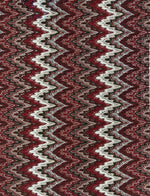 Red Zigzag Mesh Fabric – Stretchy Lightweight Dress Material - Whotex Fabrics London