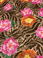 Rose Leopard Baroque Fabric - Whotex Online Fabric Store