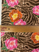 Rose Leopard Baroque Fabric - Whotex Online Fabric Store